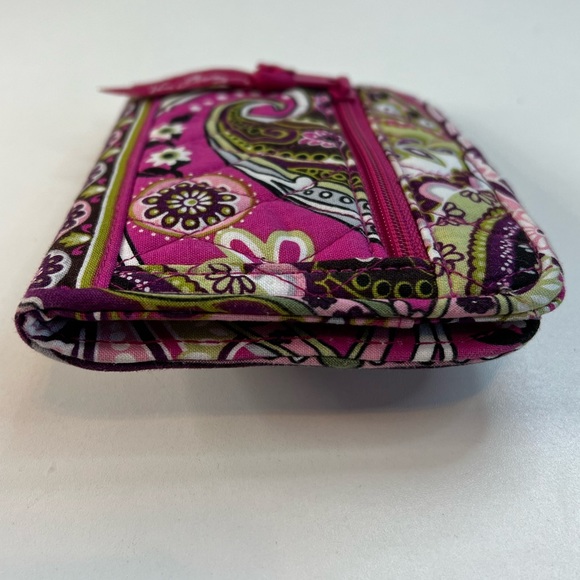 Vera Bradley Wallet In Pink, Green and Brown - Picture 3 of 11